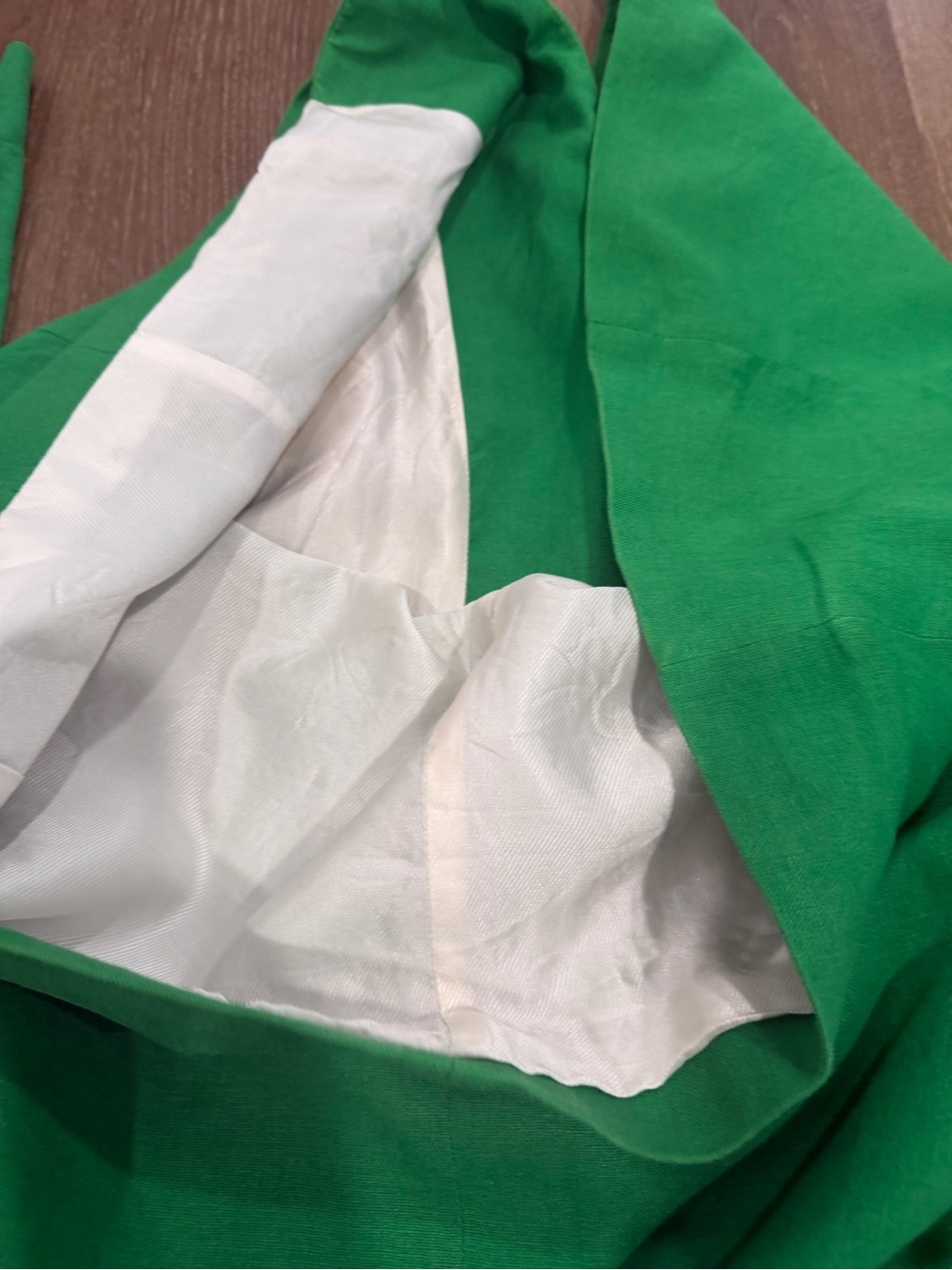 Zara Vibrant Green Open-Front Blazer Jacket - Picture 9 of 9